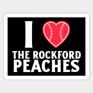 I ❤️ The Rockford Peaches Magnet